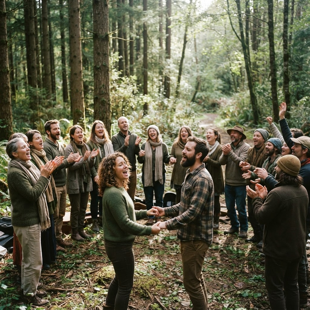 Singen im Wald